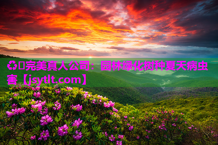 ♻️完美真人公司：园林绿化树种夏天病虫害